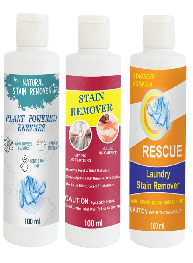 مجموعة مزيل البقع من توفوس، مزيل بقع القمصان، الأحمر والبرتقالي | محلول تنظيف متعدد الأسطح للملابس والأقمشة والمفروشات (100 غرام لكل عبوة) - Image 1